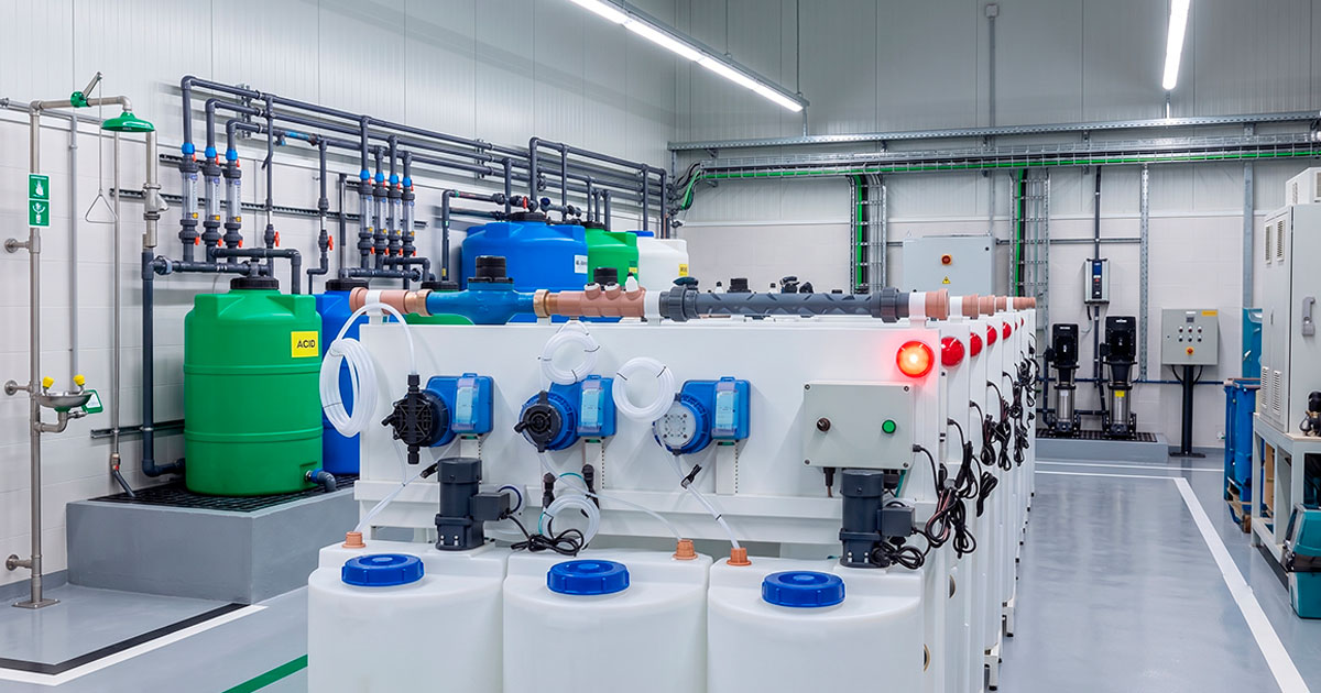 Sistema de dosagem de produtos químicos